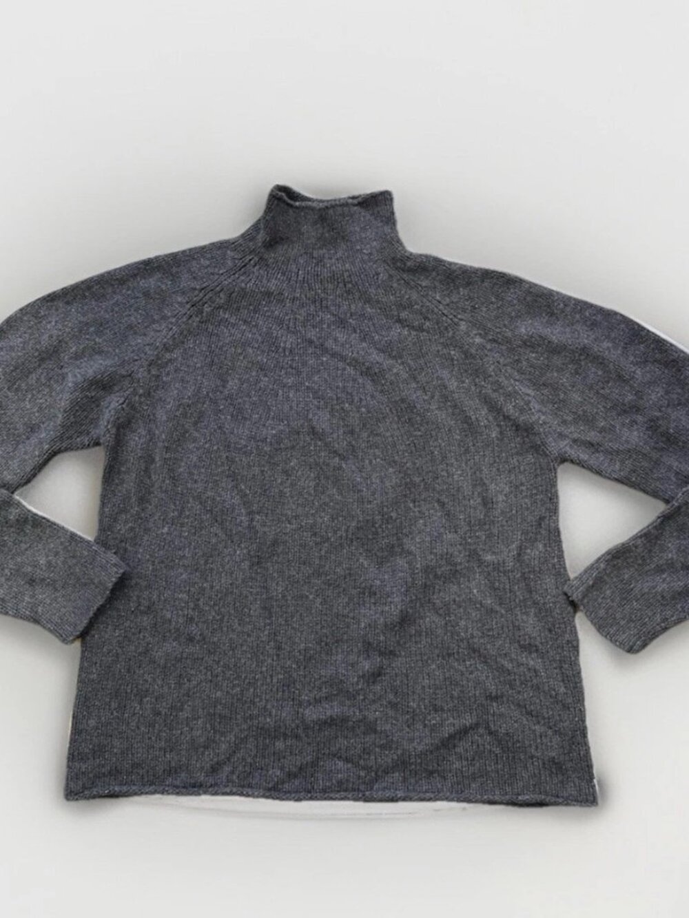 Banana Republic Mock Neck Sweater Wool/cashmere Blend Size L